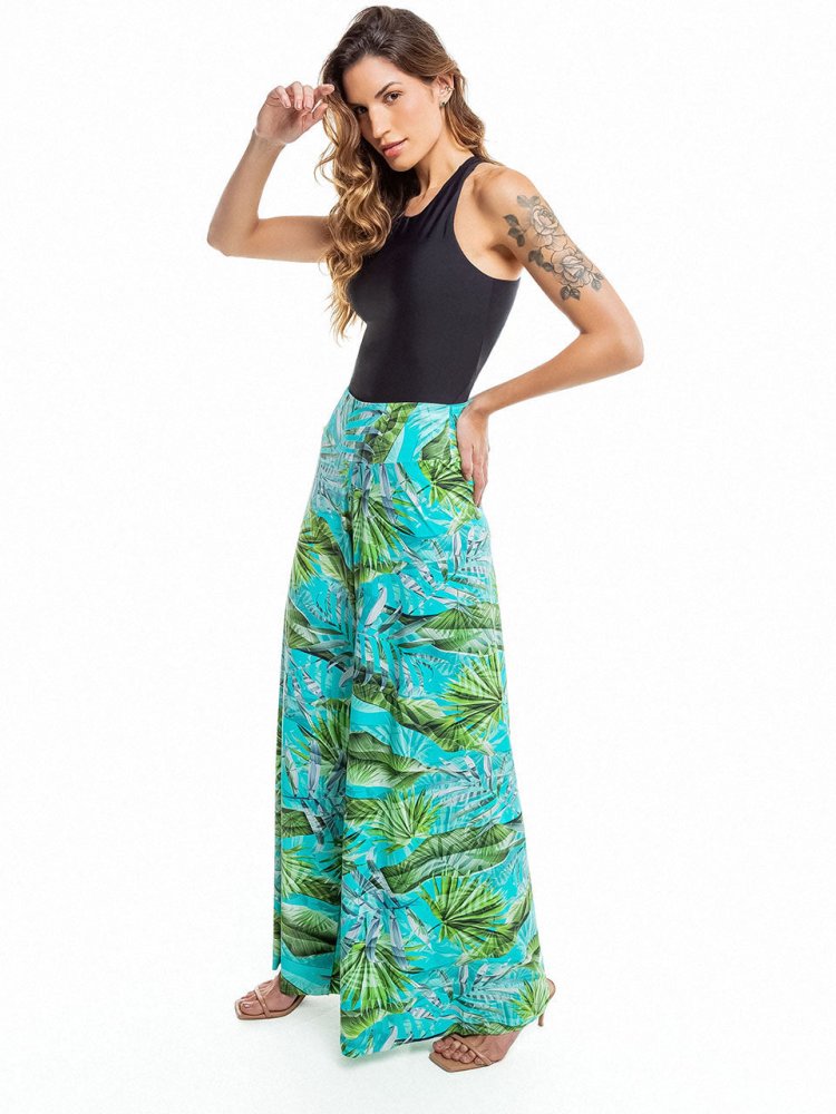 Fluity Fabric Luxe Palazzo Pants - KIHOLO - lilikoiwear.com