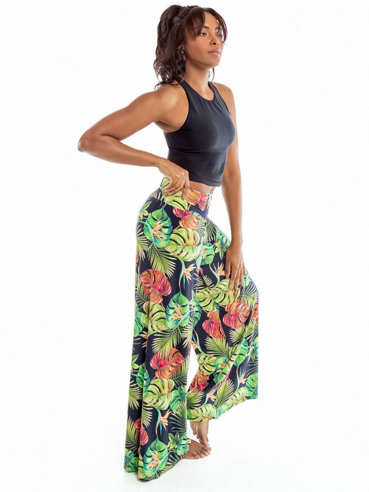 Fluity Fabric Luxe Palazzo Pants - PARADISE FOUND - lilikoiwear.com