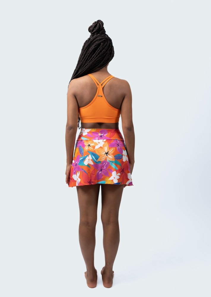 Fluity Fabric Nicole Skort - PLUMERIA - lilikoiwear.com