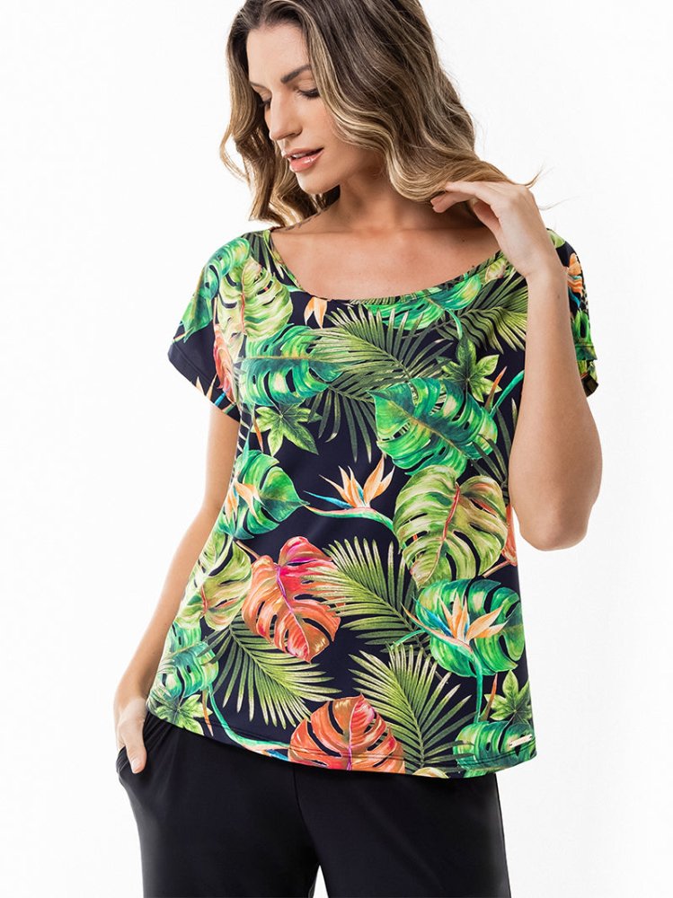 Fluity Fabric Off-Shoulder Blouse - PARADISE FOUND - lilikoiwear.com