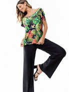 Fluity Fabric Off-Shoulder Blouse - PARADISE FOUND - lilikoiwear.com