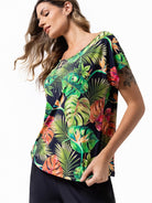 Fluity Fabric Off-Shoulder Blouse - PARADISE FOUND - lilikoiwear.com