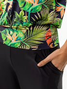 Fluity Fabric Open-Shoulder Blouse - PARADISE FOUND - lilikoiwear.com