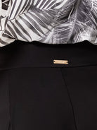 Fluity Fabric Open-Shoulder Blouse - WHITE PALMS - lilikoiwear.com