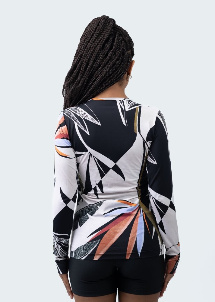 Fluity Fabric Rash Guard - PARADISE DECO - lilikoiwear.com