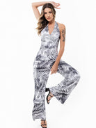 Jaeny Jumpsuit - WHITE PALMS - lilikoiwear.com