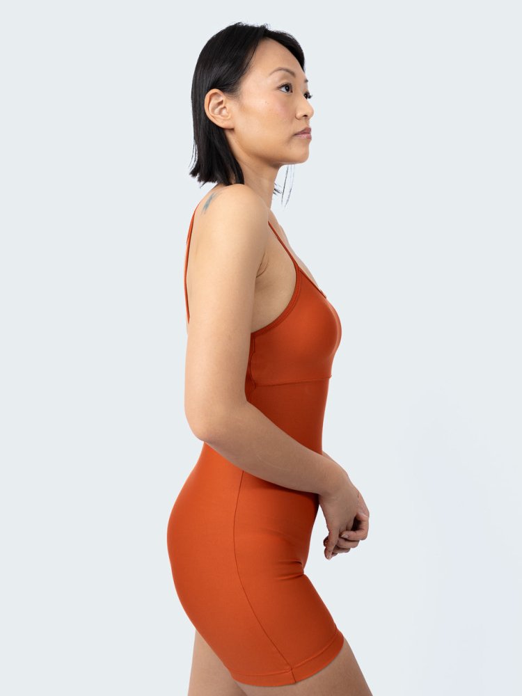 Jasmine Bodysuit - PAPAYA - lilikoiwear.com