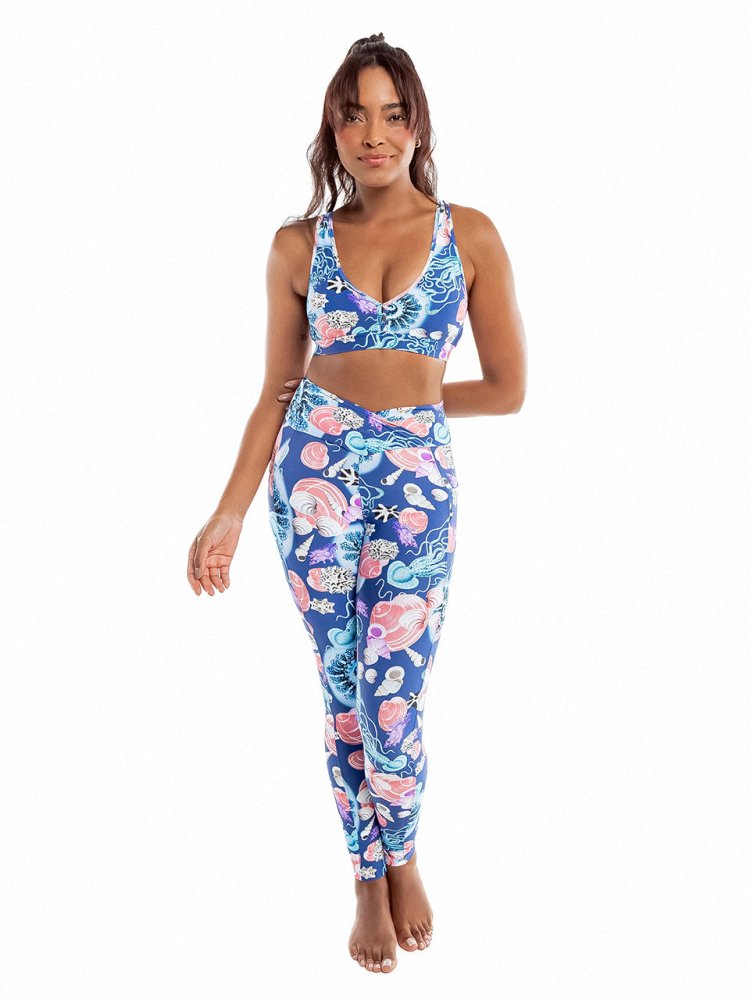 Leggings with Pockets - NAUTILUS - lilikoiwear.com