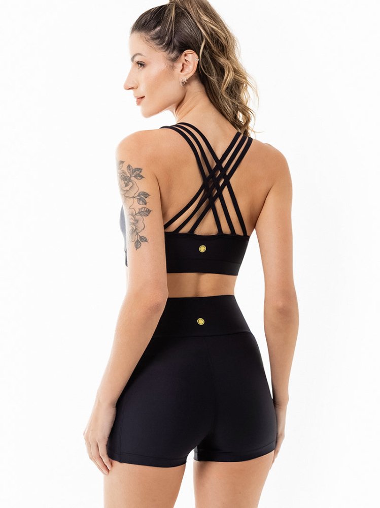 LEVITATE Clara Top - SOLID BLACK - lilikoiwear.com