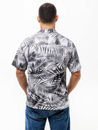 Men's Aloha Shirt - WHITE PALMS - lilikoiwear.com