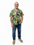 Men's Fluity Fabric Aloha Shirt - PARADISE FOUND - lilikoiwear.com