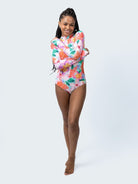 Michele One - Piece Swimsuit - HIBISCUS - lilikoiwear.com