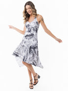 Rosa Dress - WHITE PALMS - lilikoiwear.com