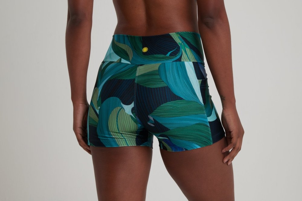 Shorties with Pockets - FERN FOREST - lilikoiwear.com