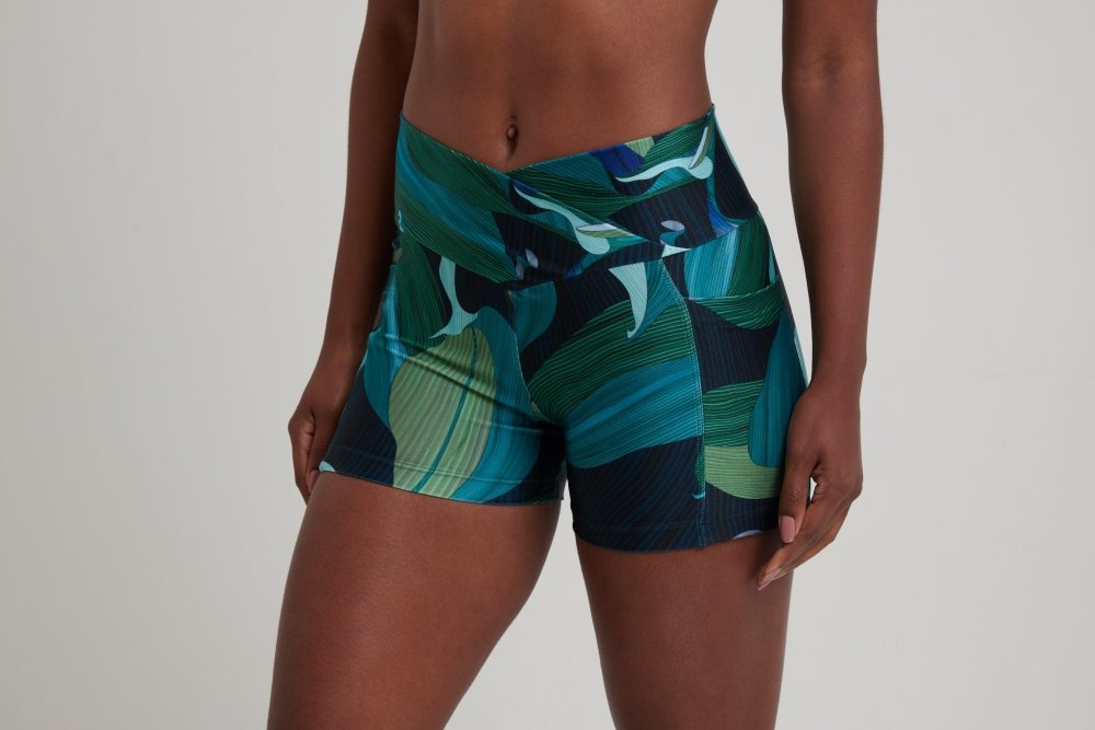 Shorties with Pockets - FERN FOREST - lilikoiwear.com