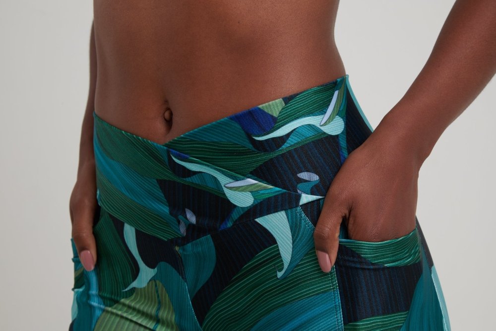 Shorties with Pockets - FERN FOREST - lilikoiwear.com