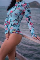 Angie One-Piece Swimsuit - BLUE ORCHID - lilikoiwear.com
