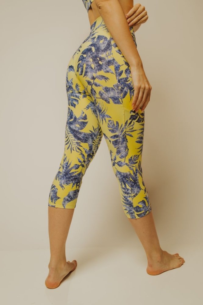 Capri Legging with Pockets - 'ALOHI - lilikoiwear.com