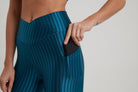 Capri Legging with Pockets - AQUA QUEEN - lilikoiwear.com