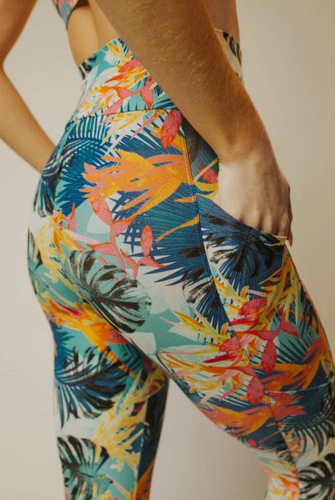 Capri Legging with Pockets - ENDLESS SUMMER - lilikoiwear.com