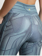 Capri Legging with Pockets - GRAPHIC BLUE - lilikoiwear.com