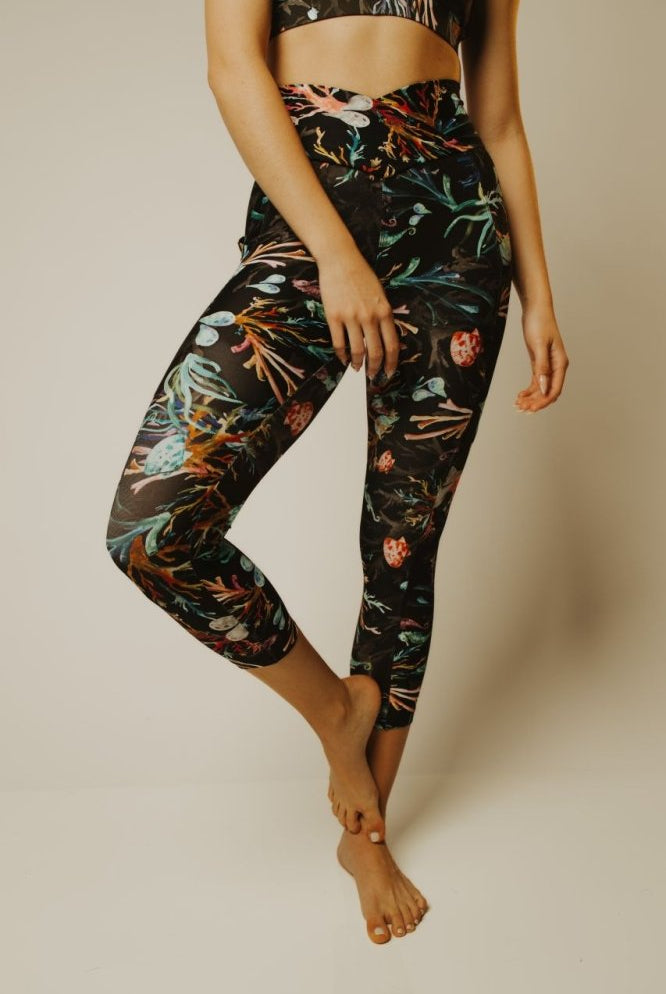 Capri Legging with Pockets - MOANA - lilikoiwear.com