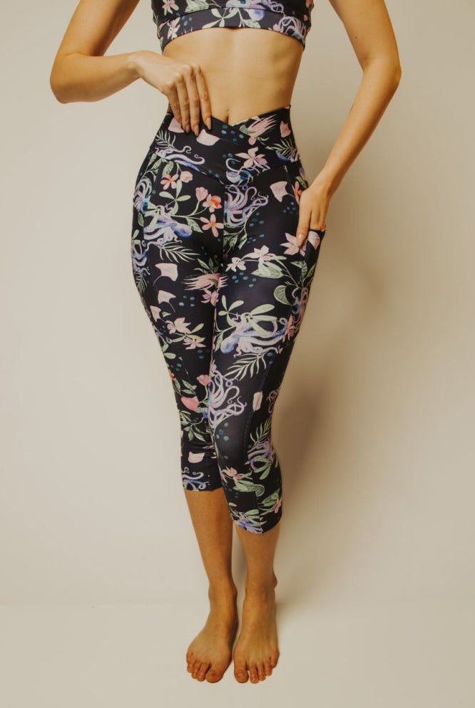 Capri Legging with Pockets - OCTOJELLY - lilikoiwear.com