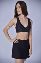 Fluity Nicole Skort - SOLID BLACK - lilikoiwear.com
