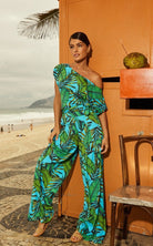 Fluity Yana Blouse in BLUE TROPICS - lilikoiwear.com