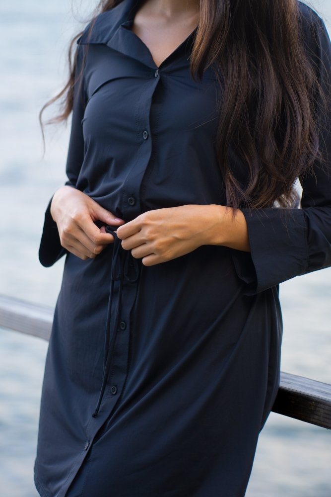 Kenya Dress - SOLID BLACK - lilikoiwear.com