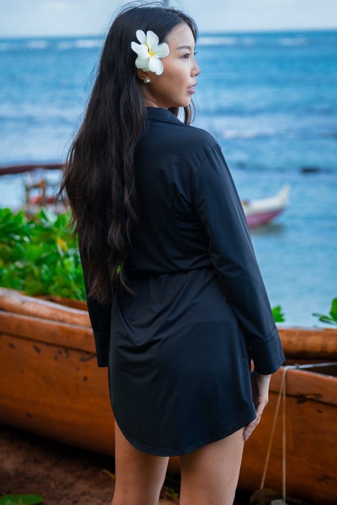 Kenya Dress - SOLID BLACK - lilikoiwear.com