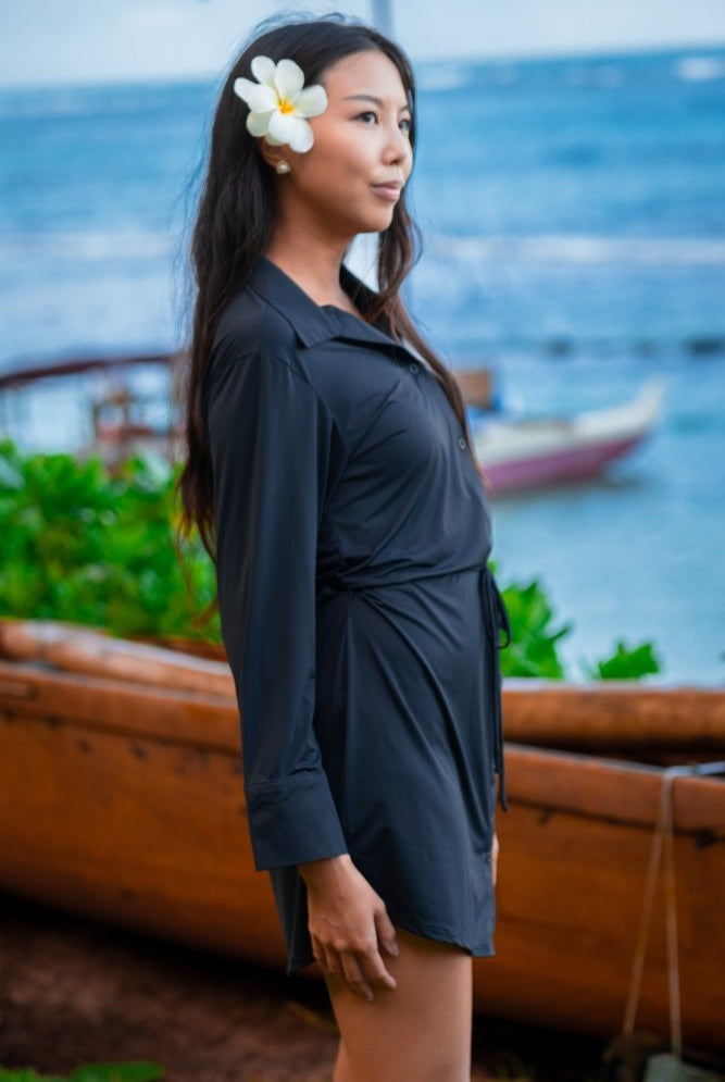 Kenya Dress - SOLID BLACK - lilikoiwear.com