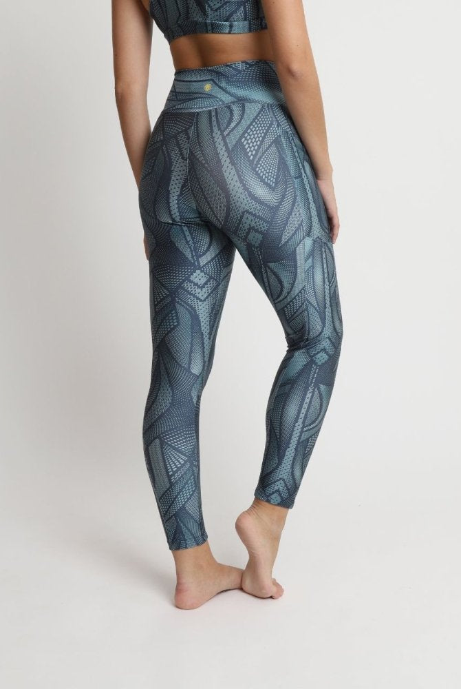 Leggings with Pockets - GRAPHIC BLUE - lilikoiwear.com