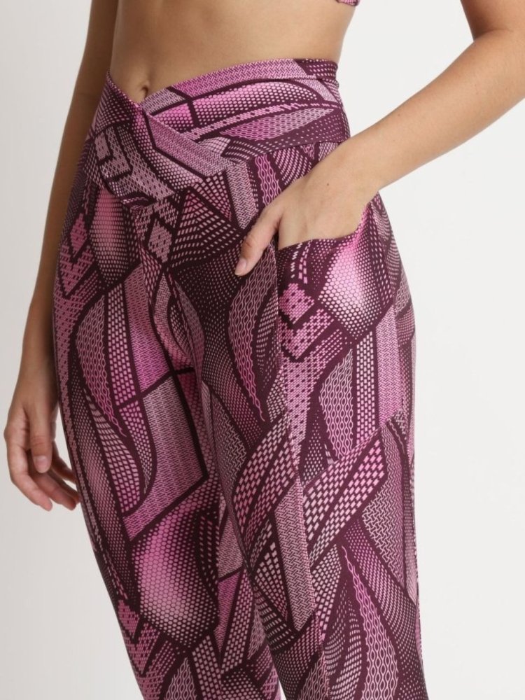 Leggings with Pockets - GRAPHIC VINO - lilikoiwear.com