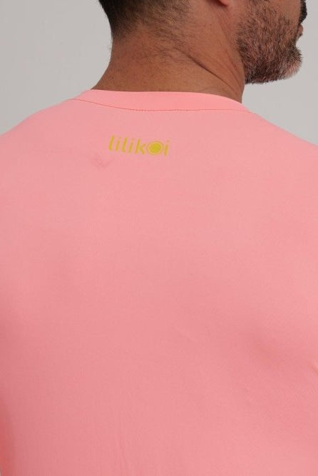 Men's Dri-Fit Long-Sleeved Sun Shirt - MELON - lilikoiwear.com