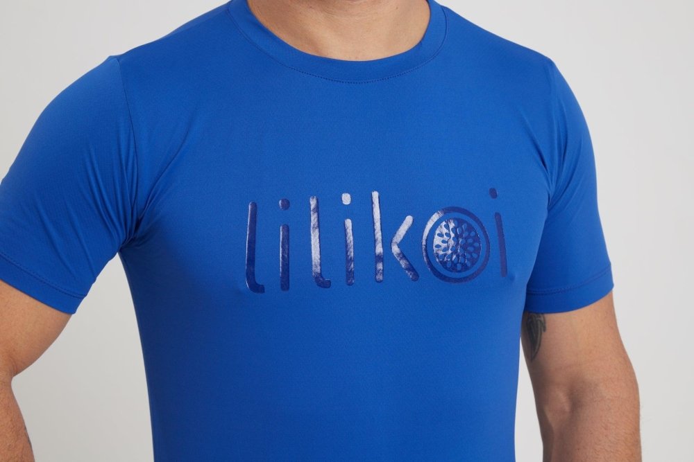 Men's Dri-Fit T-Shirt with LILIKOI logo - ROYAL BLUE - lilikoiwear.com