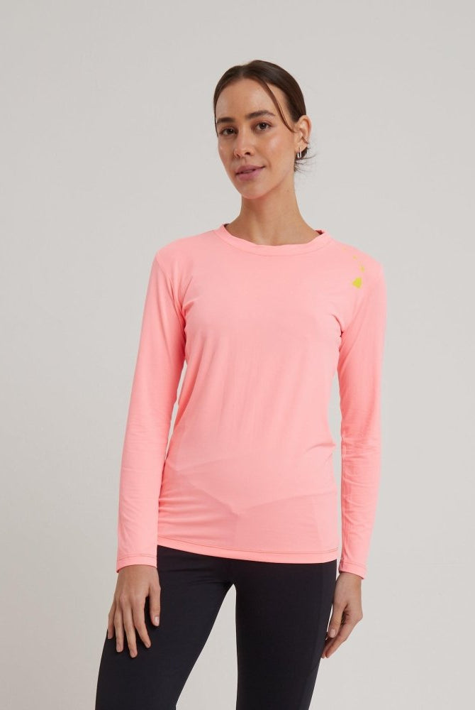 Women's Dri-Fit Long-Sleeved Sun Shirt - MELON - lilikoiwear.com